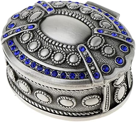 Chys vintage metalna legura nakit kutija za prstena zvona za božićno rođendan poklon prsten ogrlica poklon