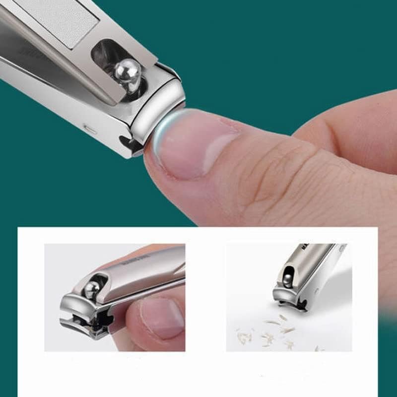 RBHGG prijenosni pedikura čelični klipši za nokte Tool Travel Grooming Case Poklon kutija Nail Scassors