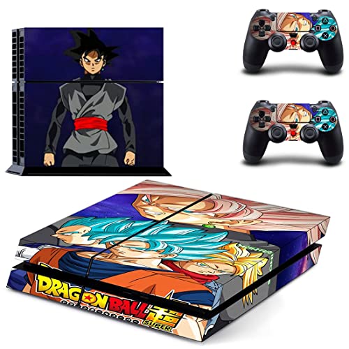 Anime Drago i VIP baloni Son Goku, Vegeta, Super Saiyan PS4 ili PS5 naljepnica za PlayStation 4 ili 5 konzolu