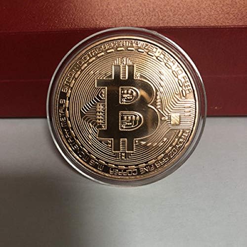 Replikas Komborativne kovanice pozlaćene kovanice Bitcoin Kolekcija za zbirku umjetnička kolekcija stvarni