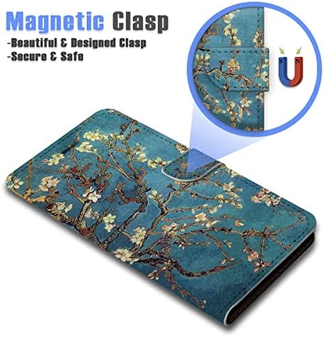 AJOURTEK za iPhone 12 Pro Max, Art dizajniran Flip novčanik stil poklopac Slučaj Vincent Van Gogh slika