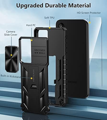 FNTCASE za Samsung Galaxy A54-5G Slučaj: Zaštita zaštite od dna vojnika Poklopac mobitela sa Kickstandom
