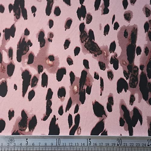 Ilustracija teksture geparda egzotična Fauna inspirisan uzorak svijetlo Pink ITY meka rastezljiva pletena