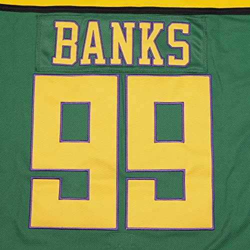Moćne patke na ledu Hokej dres 96 Charlie Conway 99 Adam banke, 90-ih mokreni hokejaški dres za muškarce