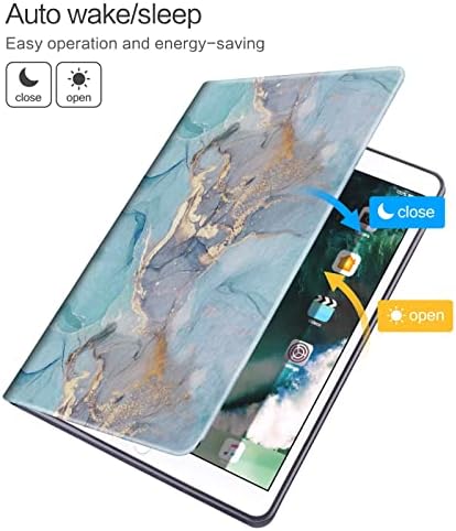 Slučaj za Apple iPad Air 4th CASE 2020 Izdanje - iPad Air 10,9 inčni četvrti TUČEVNIK I PREGLED BLUE MARBLE