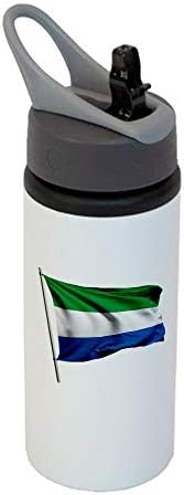 Sportska boca Exprestbest 22oz - Zastava Sijera Leone - Mnogo opcija