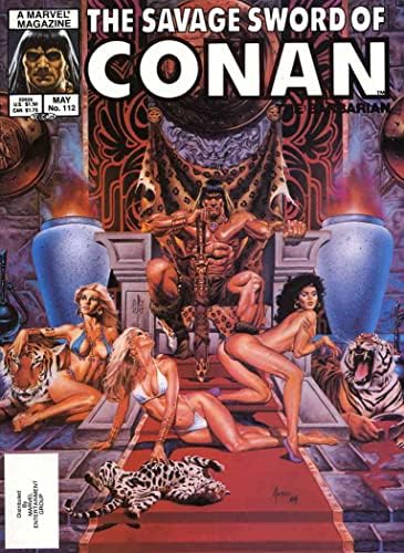 Divljački mač Conana 112 VF ; Marvel comic book / Joe Jusko