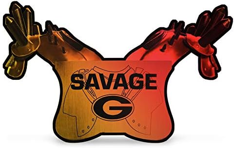 UGA Gruzia Bulldogs naljepnica - Fudbalski divljački jastučići Foto naljepnica - Premium naljepnica za laptop,