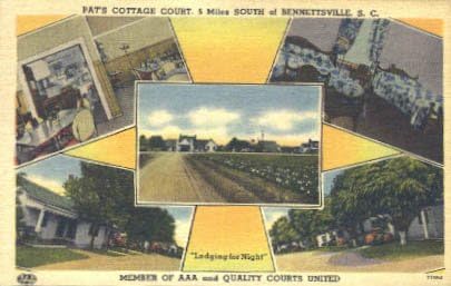 Bennettsville, Južna Karolina Postcard