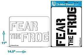 U-šablon TCU strah od žabe mini šablona - tcuoos-204