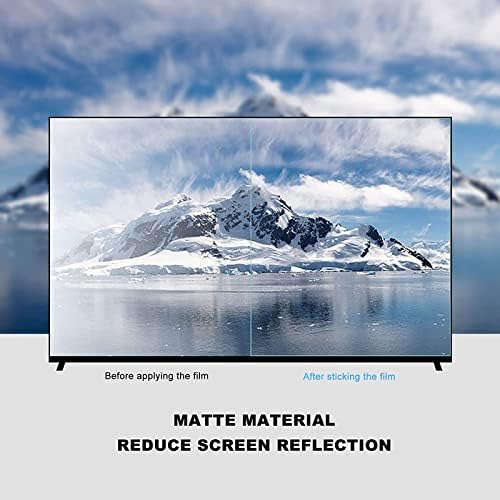 Zaštita TV ekrana protiv plavog svjetla ublažava zamor očiju, mat zaštitni Film protiv odsjaja stopa Antirefleksije do 90% za 55 inča 4K HDTV