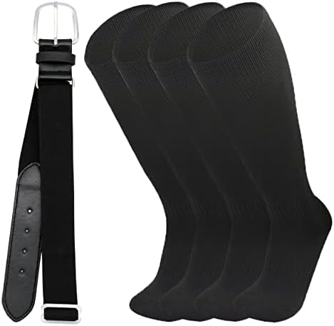 Xtbpqmx bejzbol / Softball čarape i kaiš kombinirani kombinezoni za odrasle Veličine Multi-sportske jastuke