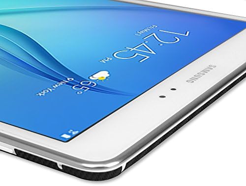 Skinomi crna koža od karbonskih vlakana kompatibilna sa Samsung Galaxy Tab A 9.7 TechSkin sa zaštitom za