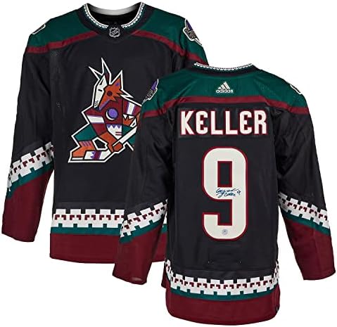 Clayton Keller autografirao Arizona Coyotes Kachina Adidas Jersey - autogramirani NHL dresovi