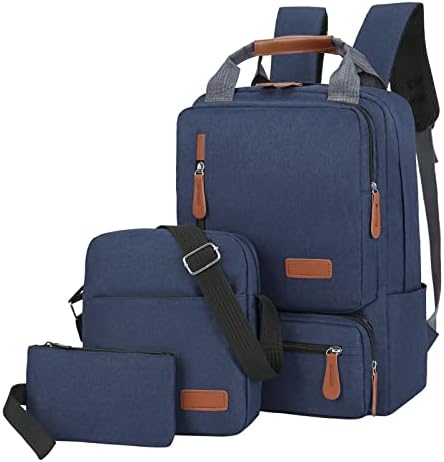 Ruksaci za laptop mens i ženski ruksak pune boje Trodijelni ruksak za prijenosna računala za putovanja na