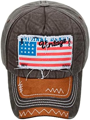 Unisex modna bejzbol kapa najvišeg nivoa Memorijalna zakrpa američke zastave sklopivi šešir za planinarenje