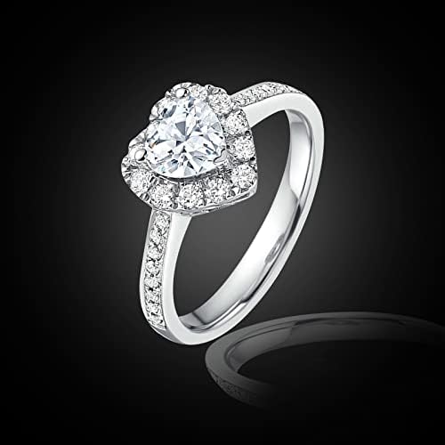 Modni ženski dijamantski prsten u obliku srca nakit prstenovi zaručnički poklon prsten veliki prsten