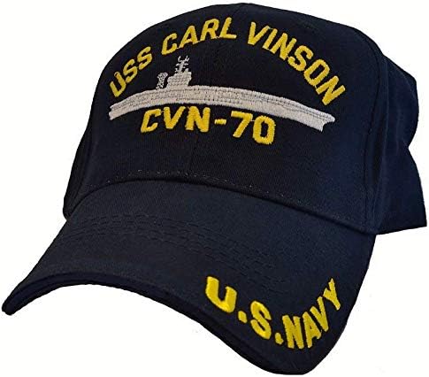 Eagle CREST USS Carl Vinson CVN - 70 kapa niskog profila tamnoplava