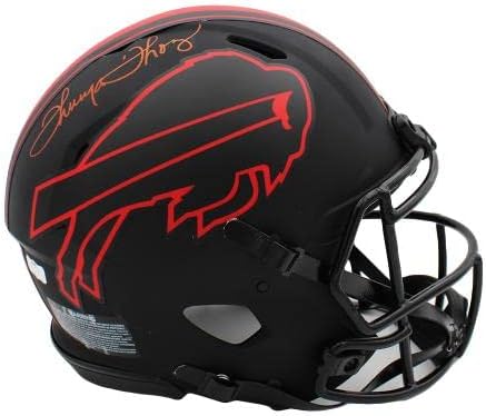 Thurman Thomas potpisao Buffalo Bills Speed Authentic Eclipse NFL kacige sa autogramom NFL kacige