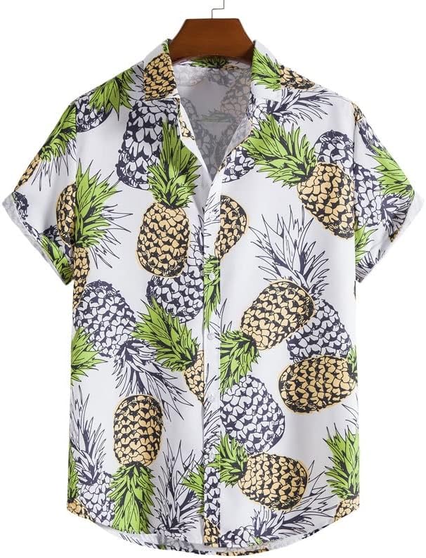 Zyzmh muške trendi labave velike veličine Havajske majice na plaži
