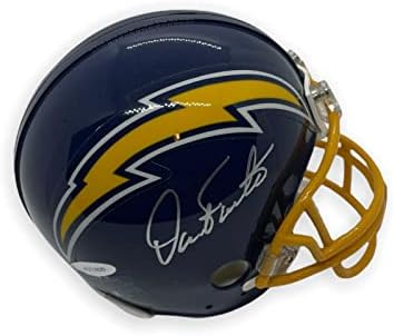 Dan Fouts potpisan autograme Punjači Mini kaciga TriStar-autograme NFL Helmets