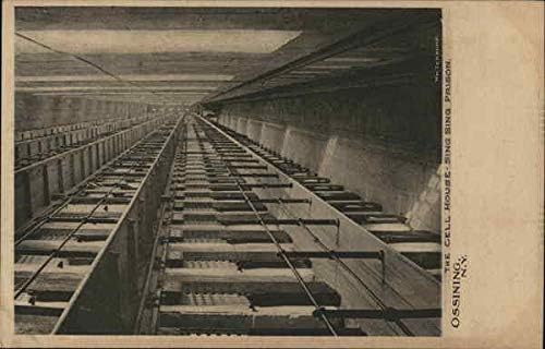 The Cell House, Sing Sing Prison Ossining, New York NY originalna antička razglednica