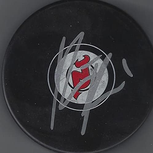 KEITH KINKAID New Jersey Devils Hockey Puck-Autographed NHL Pucks