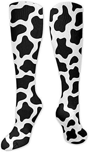 QKWLO krave Ispiši čarape za kompresiju za žene i muškarce Cirkulacija 15-20 MMHG je najbolja podrška za atletski trčanje biciklizam, 19.5