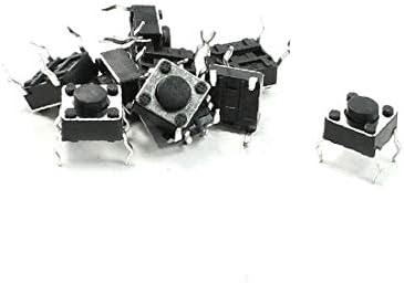 X-dree 10 kom 6x6x4.3mm 4 PINS PCB Momentalni taktilni taktički prekidač taktika (10 UniDS 6x6x4.3mm 4 Pines