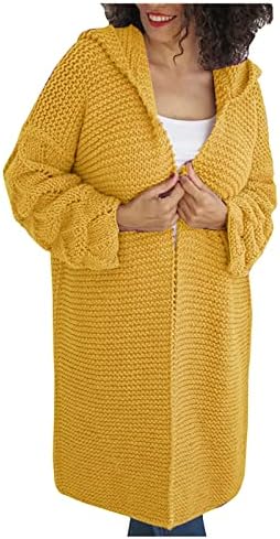 JJHAEVDY & nbsp;ženski dugi kardigan kaputi pleteni ležerni otvoreni prednji Dugi rukav labavi džemper