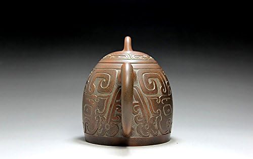 Qinquan lonac razdoblja ratnih stanja, simbol snage, kineski QINZHOU nixing keramički čajnik sav ručno isklesana ljubičasta glina