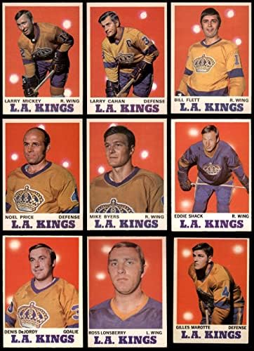 1970-71 O-Pee-Chee Los Angeles Kings Team Set Los Angeles Kings - Hokej Ex / Mt Kings - Hokej