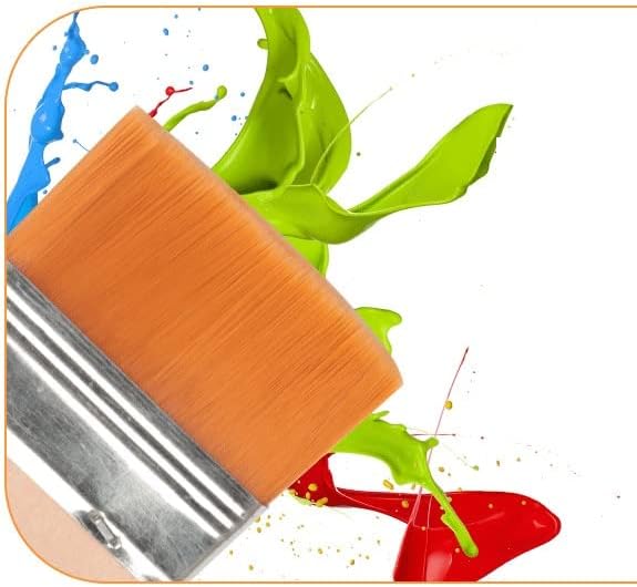 Paintbrush ravna najlonska uljana bojla za farbanje domaćinstvo Zidni dekor BBQ NYLON s drvenim ručicama