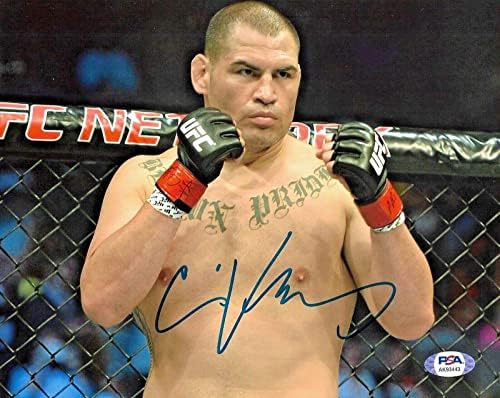 Cain Velasquez UFC WWE Hearmoight potpisan auto 8x10 FOTO PSA / DNK COA 2 - autogramirane UFC fotografije