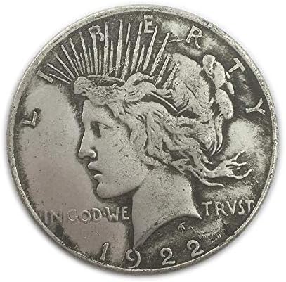 Reljefne 1922. American BESPLATNO GLOBAL LORD 39MM kovanica kovanica Micro kolekcija kolekcija kolekcija