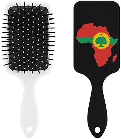 Oromozna zastava na mapi Afrike četkica za kosu slatka četkica za jastuče za zrak za muškarce za muškarce