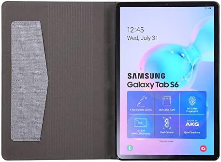 Zaštitna futrola za tablet kompatibilna sa Samsung Galaxy Tab S8 Plus / S7 Plus Case 12.4 inča SM-X800 / X806 SM-T970 / T730 futrola, Flip Fold Skladište zaštitne tkanine Print poklopca sa automatskim buđenjem s CA-om