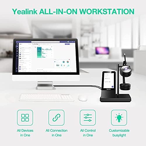 Yealink WH67-MT & WH66-dual-timovi BUNDLE bežične slušalice Bluetooth slušalice sa mikrofonom Office VoIP