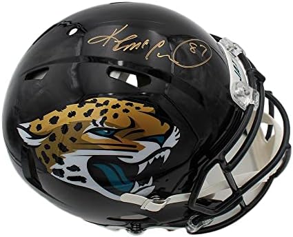 Keenan McCardell potpisao Jacksonville Jaguar Speed autentične NFL kacige sa autogramom NFL kacige