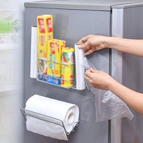 Cujux nosač rola hladnjak bočni zid viseći probojnu kolut za pohranu papira za pohranu papira stalak za skladištenje plastike