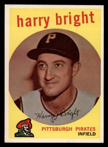1959 TOPPS 523 Harry Bright Pittsburgh Pirates NM Pirati