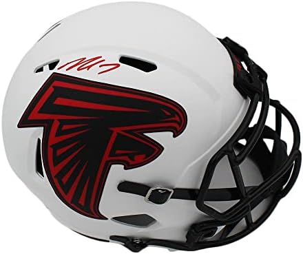 Michael Vick potpisao Atlanta Falcons Speed full Size lunar NFL kacige sa autogramom NFL Helmets