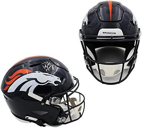 Peyton Manning potpisan Denver Broncos Speed Flex autentična NFL kaciga sa autogramom NFL kacige