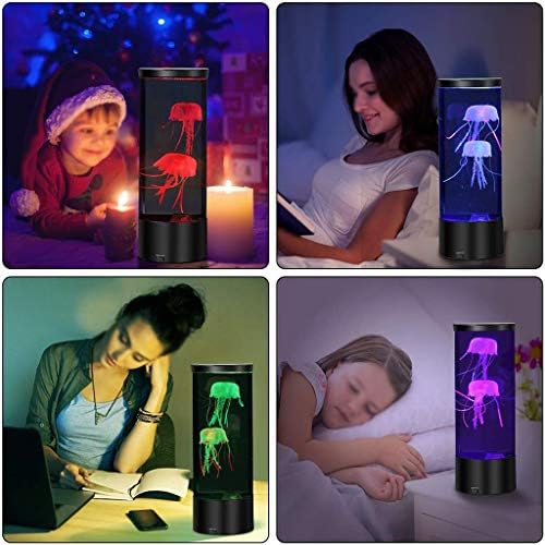 QFFL lampa za meduze Lava lampa za meduze, LED USB Fantasy noćno svjetlo, akvarijska svjetla za raspoloženje