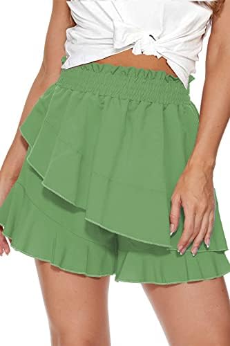 Neyouqe Ljetne ženske šorc suknje za suknje za suknje na planu na plaži Tenis kratka suknja Klizač visoke
