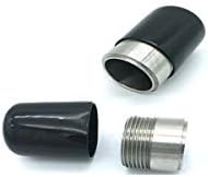 Navoj za zaštitu navoja PVC gumena Okrugla cijev za vijke poklopac poklopca Eco-Friendly Crni 19mm ID 20kom