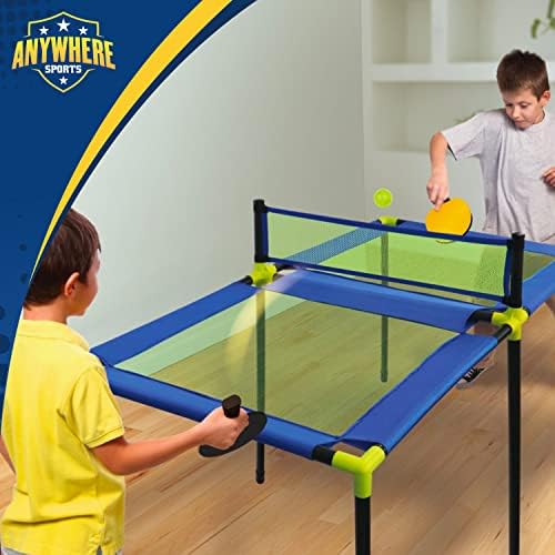 Bilo gdje sportove - prenosivi trampolin ping pong stolni teniski tenis za unutarnju ili vanjsku upotrebu,