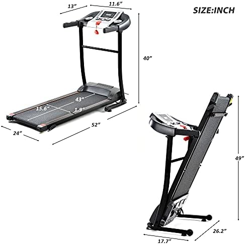 Treadmill inline Workout Electric treadmill bicikl preklopna staza za kućnu teretanu fitnes motorizirani