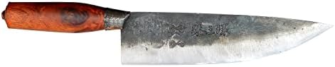 臻 三环 Zhensanhuan ručno oštećeni kuhinjski nož Cleaver Chef's Chef's Nož za rezanje čeličnih oštrica od ugljika