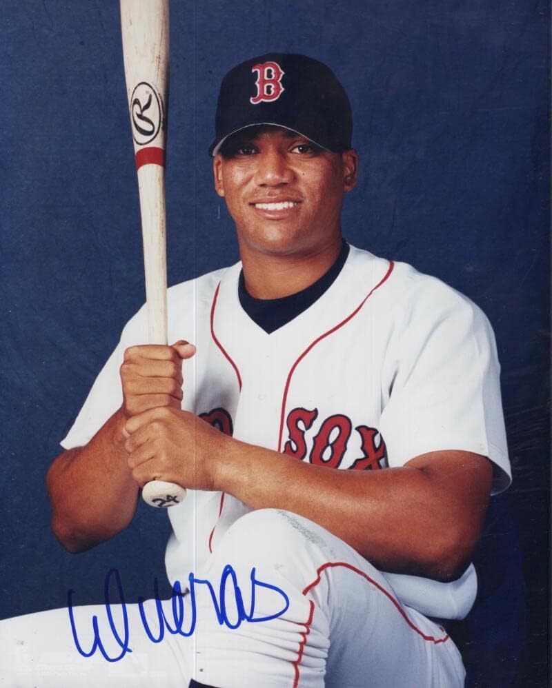 Wilton Veras Boston Red Sox potpisan autogramirani 8x10 fotografija w / coa